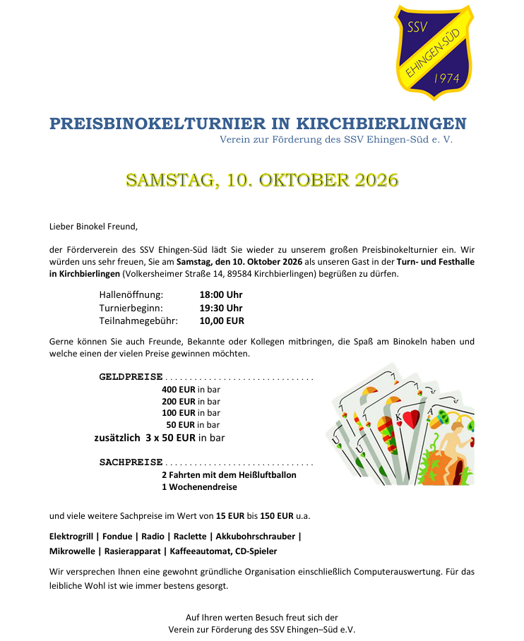 Binokelturnier 2026